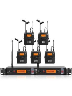 NEW! XTUGA Wireless in Ear Monitor System, Mono IEM System WITH 5 Receivers!!